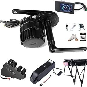 BAFANG BB120mm 1000W Mid Drive Kit : BBS03 HD 48V Motor with Battery (Optional), 8Fun M615 Motor with Display & Chainring, G320 DIY Electric Bike Conversion Kit for Mountain Road Ebike