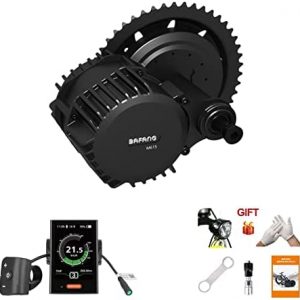 BAFANG 52V 1000W Mid Drive Kit, 8Fun BBS03 HD Electric Bike Mid Mount Motor with Display & Chainring, G320 M315 DIY eBike Conversion Kit for Mountain Road Bicycles Commuter Bikes (NO Battery)