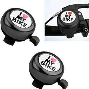 2 Pack Bicycle Bell,The Ringing is Crisp and Loud Bike Bells,Sound for Sports Bike,Road Bike,City Bike,Cruiser Bike,Mountain Bike(Installation Diameter: 0.81″~0.91″)