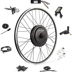 EBIKELING Waterproof Ebike Conversion Kit for Electric Bike 29″ Front or Rear Wheel Electric Bicycle Hub Motor Kit 1500W 1200W 750W 500W Electric Bike Conversion Kit