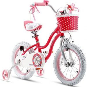 RoyalBaby Stargirl Kids Bike Girls 12 14 16 18 20 Inch Children’s Bicycle with Basket for Age 3-12 Years