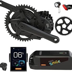 Newest BAFANG M625 Mid Drive Kit : 50.4V 1000W Mid Mount Motor with 19.6Ah Battery & DPC181.CAN Bluetooth Display, 8fun New G321 eBike Conversion for Mountain Bikes Road Bicycle (68mm Bottom Bracket)