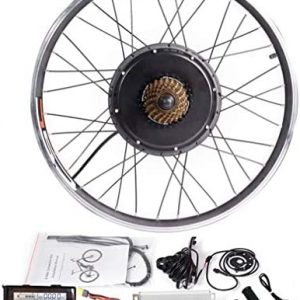 CSCbike MTB E-Bike Conversion Kit 36V 48V Mountain Electric Bicycle Rear Wheel Conversion Parts with LCD Meter Controller PAS Brake Lever Speed Throttle